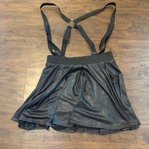 Black Leather Skirt